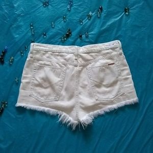 Hudson Button-fly Distressed Shorts